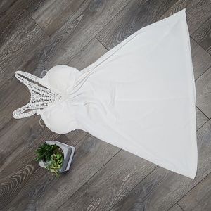 White beach dress  Size M